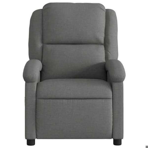 Maison Exclusive - Grått tyg reclinerfåtölj Mörkgrå