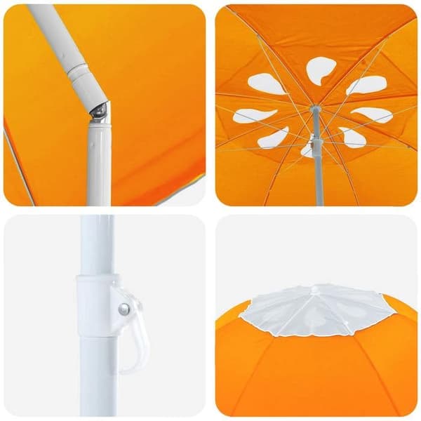 Maison Exclusive - Haveparasol 240 cm polyester 170T Orange