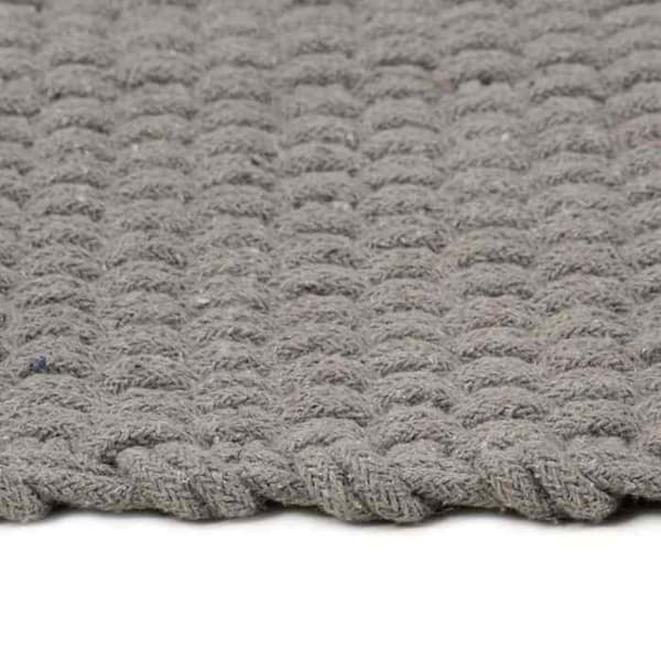 Maison Exclusive - Rektangulär matta Grå 160x230 cm Bomull