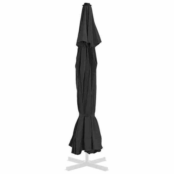 Maison Exclusive - Erstatningstof til udendørs parasol Sort 515 cm