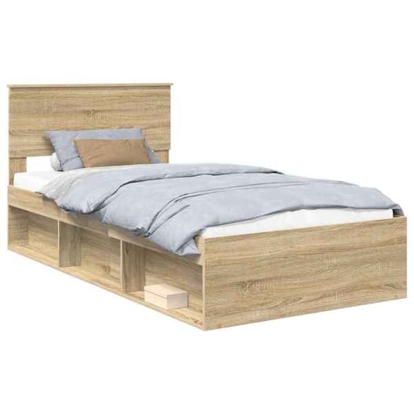 Maison Exclusive - Sängram Sonoma 100 x 200 cm Massivt trä