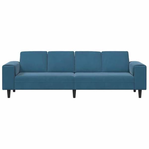 Soffa - EXKLUSIVT HUS - 250 cm - Blå - Polyester tyg - Nutida Blå