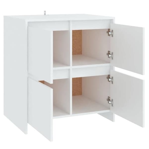 Maison Exclusive - Buffeter 2 stk Hvid 70x41x75 cm Ingeniørtræ
