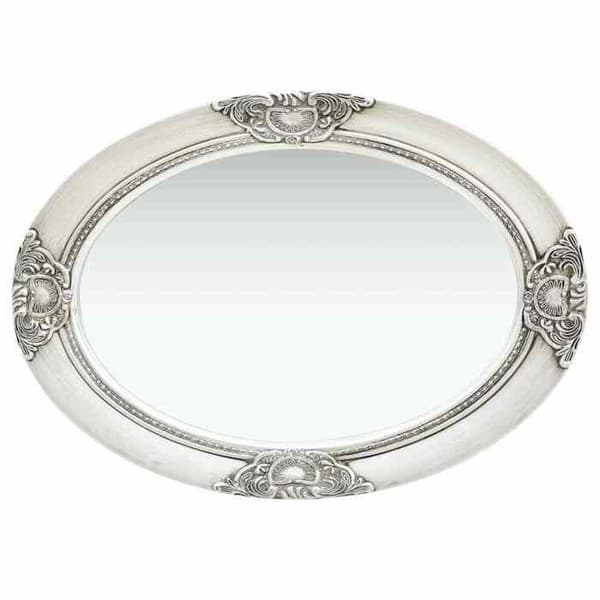 Maison Exclusive - Barockstil väggspegel 50x70 cm Silverfärgad Silver