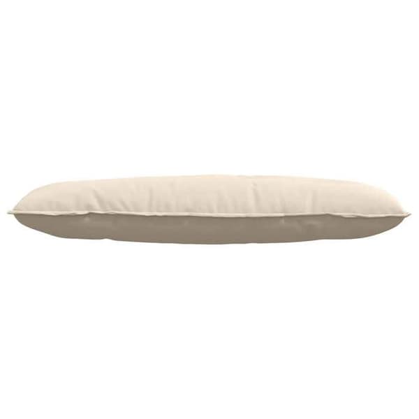 Maison Exclusive - Rygpude Beige 120 x 50 cm Mikrofiberstof