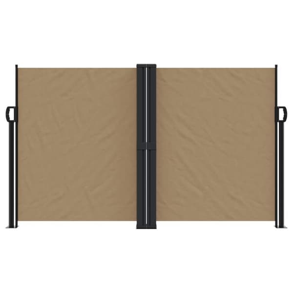 Sidelæns markise - EKSKLUSIV HUS - 140x1000 cm - Taupe - Polyester PU - Manuel Mol