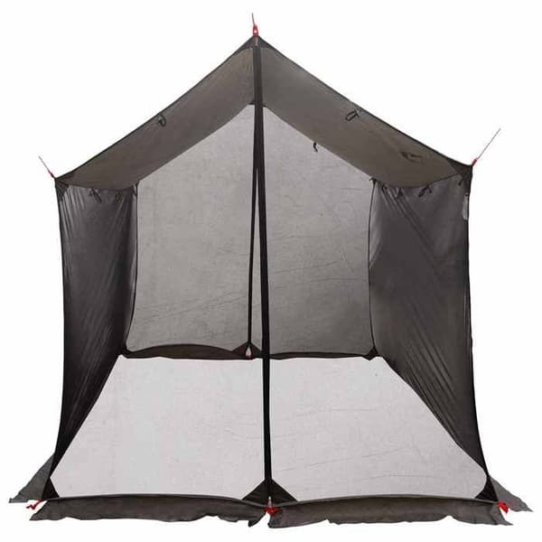 Maison Exclusive - Camping tarp med netvægge Brun Grå