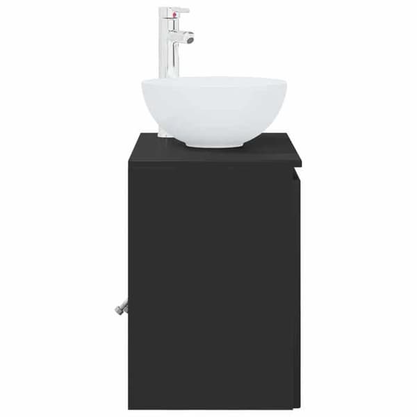 Eksklusiv hus - Vægmonteret håndvask vanity Sort 49,5 x 41 x 64,5 cm