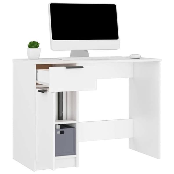 Maison Exclusive - Kontor Vit 100x50x75 cm Ingenjörsträ Vit