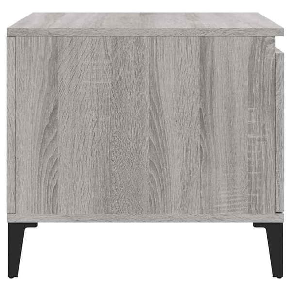 Maison Exclusive - Soffbord Sonoma grå 100x50x45 cm Ingenjörsträ Sonoma grå