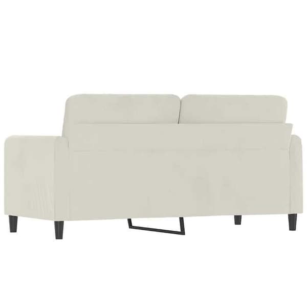 Maison Exclusive - 2-paikkainen sohva, kerma 140 cm sametti