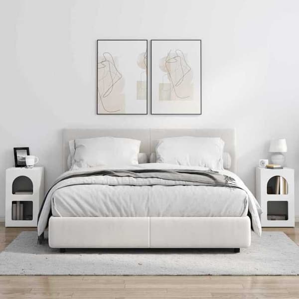 Natskab - MAISON EXCLUSIVE - ELST - Hvid - 29,5x35x50 cm - Spånplade Vit