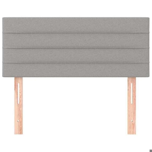 Maison Exclusive - Vaaleanharmaa pääty 80x5x78/88 cm Kangas