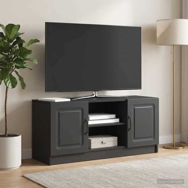 Maison Exclusive - TV-møbel Sort 102 x 34,5 x 47 cm Ingeniørtræ