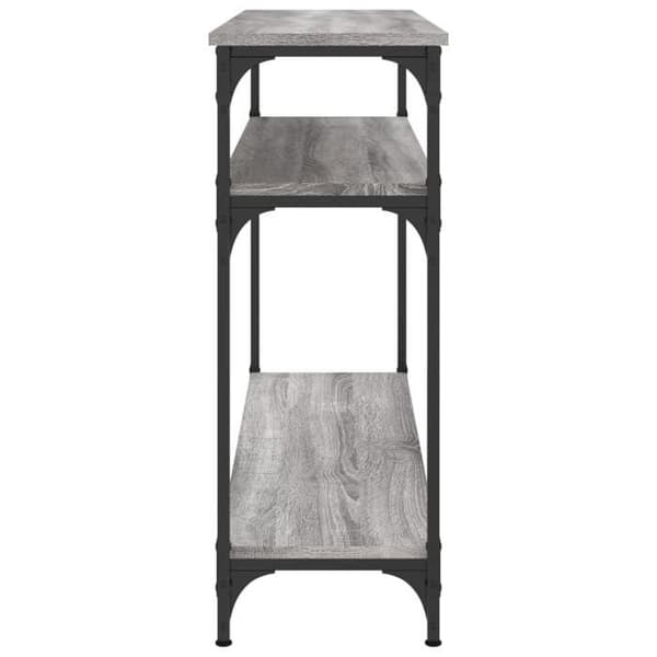 Maison Exclusive - Consolebord sonoma grå 100x29x75 cm ingeniørtræ Sonoma grå