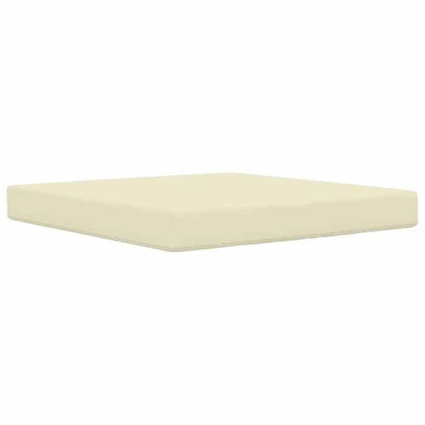 Maison Exclusive - Udendørs sofa pude Polyester Creme 80 x 80 cm Grädde