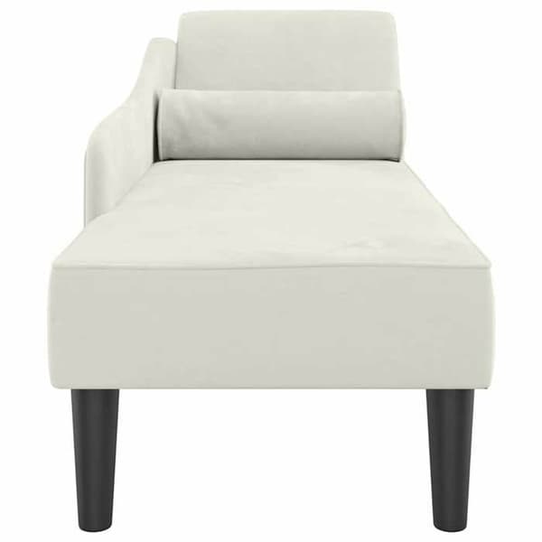 Maison Exclusive - Sengekøje med cremefarvede velourpuder