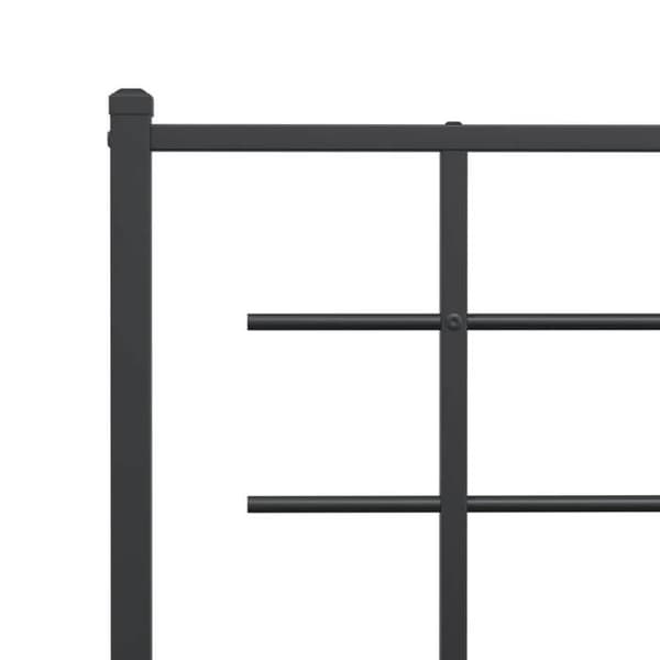 Maison Exclusive - Erstatnings hovedgærde i sort metal 193 cm