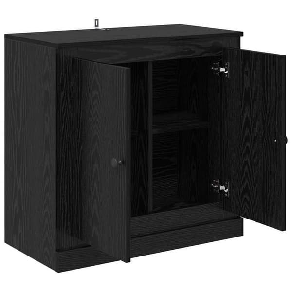 Maison Exclusive - Buffet 70 x 35,5 x 67,5 cm Sort eg Ingeniørtræ