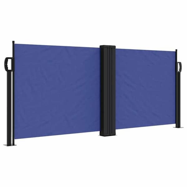 Maison Exclusive - Fällbart sidotak blått 100x1000 cm