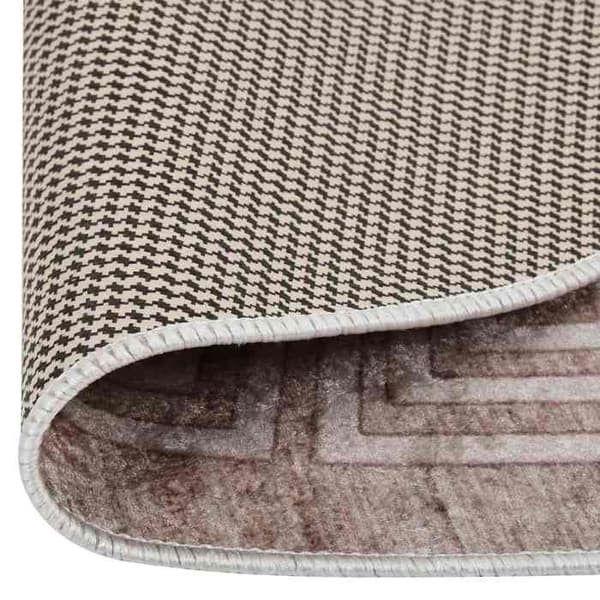 Tæppe - MAISON EXCLUSIVE - 120 cm - Beige - Velour - Maskinvaskbart beige