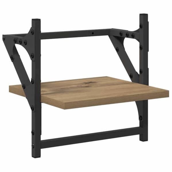 Vägghyllor - EXKLUSIV HEM - Set med 6 delar - Trä & metall - Modern design - Rektangulär