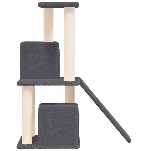 Maison Exclusive - Kattekradse med sisal i mørkegrå 82 cm Mörkgrå