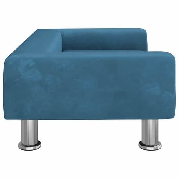 Maison Exclusive - Hundsäng blå 70x45x26,5 cm sammet blå