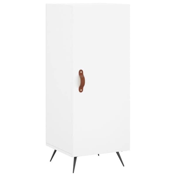 Maison Exclusive - Buffé hög Vit 34,5x34x180 cm Ingenjörsträ
