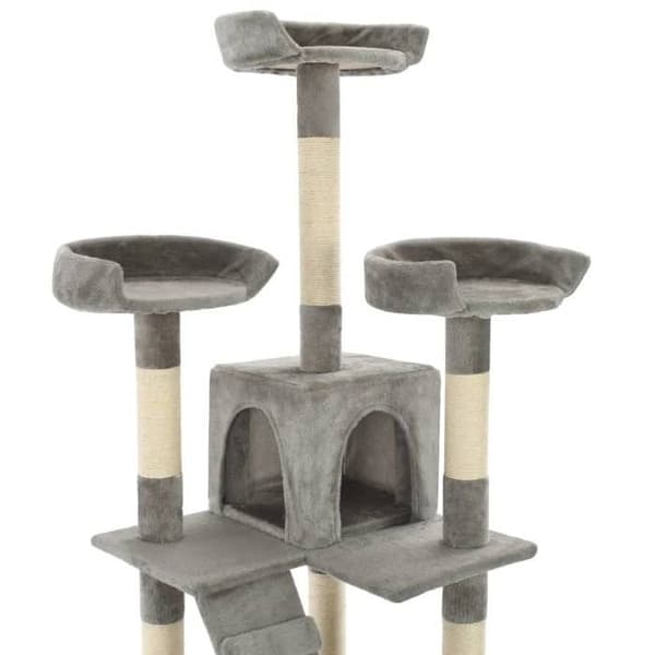 Maison Exclusive - Kattekradse med sisal klatretræ 170 cm Grå Grå
