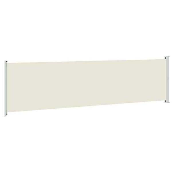 Maison Exclusive - Retractable side awning for patio 614x160 cm creme