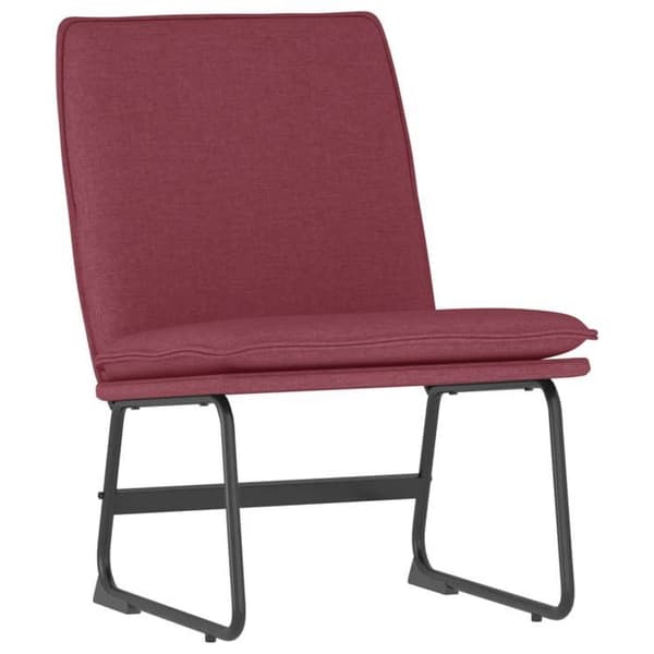 Maison Exclusive - Lang stol Rød bordeaux 52x75x76 cm Stof