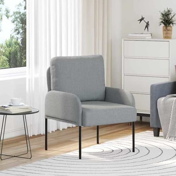 Maison Exclusive - Sofaer med pude 55cm Lys grå Krydsfiner