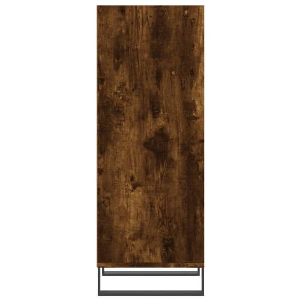 Maison Exclusive - Buffé ek rökig 34,5x32,5x90 cm ingenjörsträ