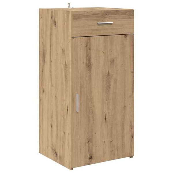 Maison Exclusive - Buffet i egetræ, håndlavet 45 x 42,5 x 93 cm Ingeniørtræ