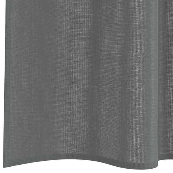 Maison Exclusive - Gardiner i voile med øjer 2 stk mørkegrå mörkgrå