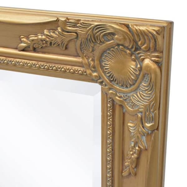 Maison Exclusive - Barockstil väggspegel 100x50 cm Guld gyllene