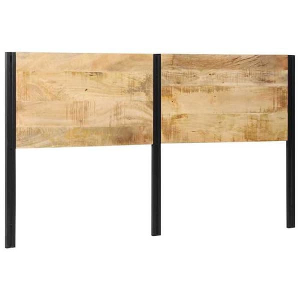 Maison Exclusive - Hovedgærde 180 cm massiv mangotræ og jern