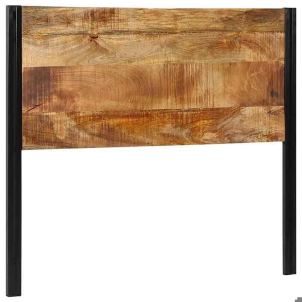 Maison Exclusive - Sänggavel 120 cm massiv mangoträ och järn
