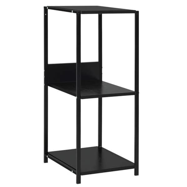 Maison Exclusive - Lille lige bogreol Sort 33,5x39,6x79,7 cm Matte svart)