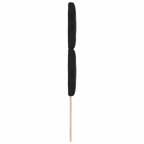 Maison Exclusive - Svart sänggavel 90 cm Sammet