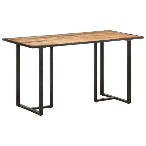Maison Exclusive - Spisebord 140 cm Ubehandlet mangotræ