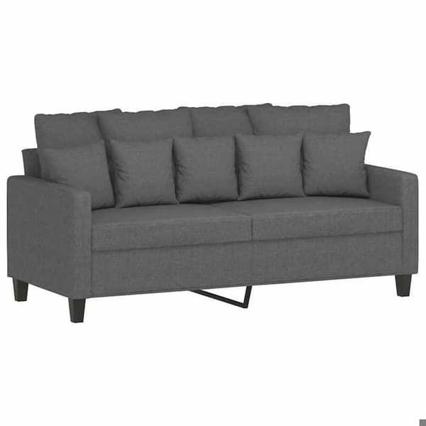 Maison Exclusive - Tummanharmaa 2-paikkainen sohva 140 cm Kangas