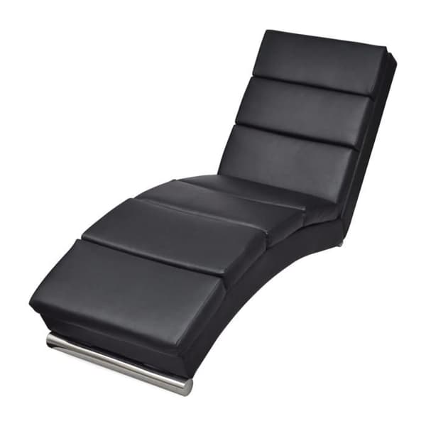 Maison Exclusive - Sort Similicuir Chaiselong