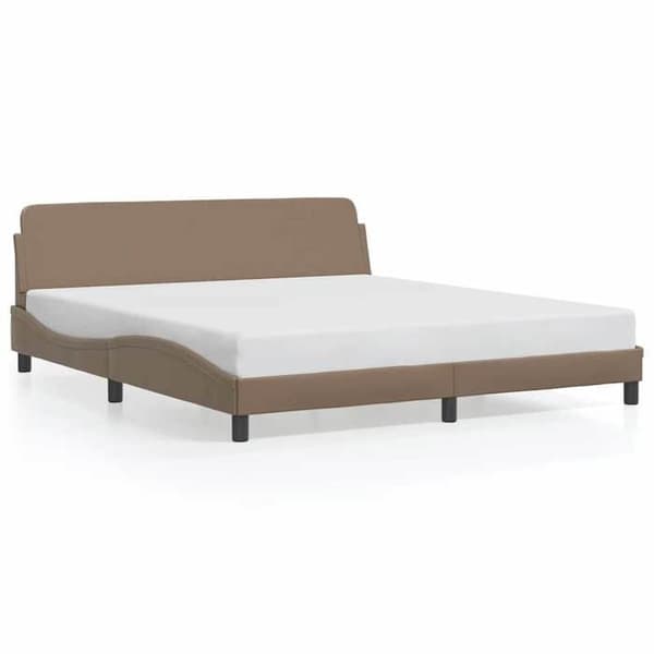Maison Exclusive - Sängram Dover cappuccino 180x200 cm konstläder