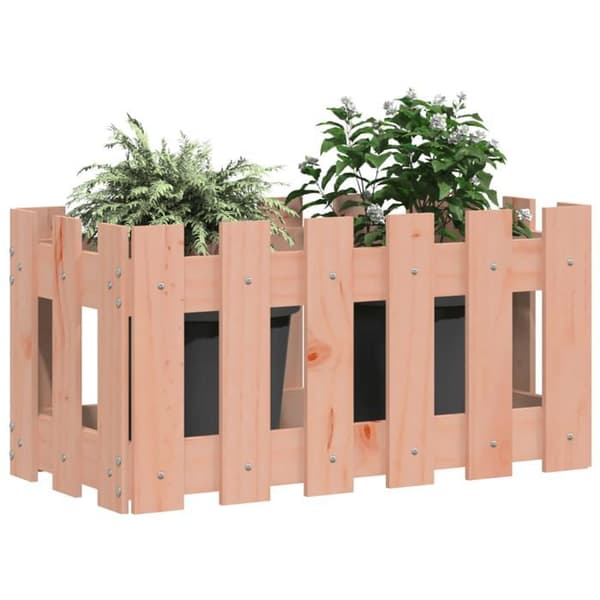 Jardinière - MAISON EXCLUSIVE - 60x30x30 cm - Massiv Douglas - Rektangulær - Til udendørs brug