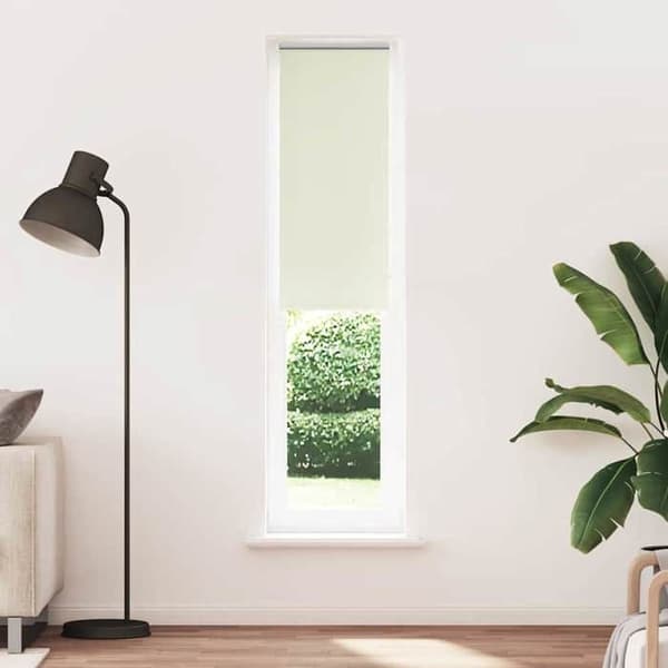 Maison Exclusive - Rullgardin i off-white 50x210cm tygbredd Äggskal