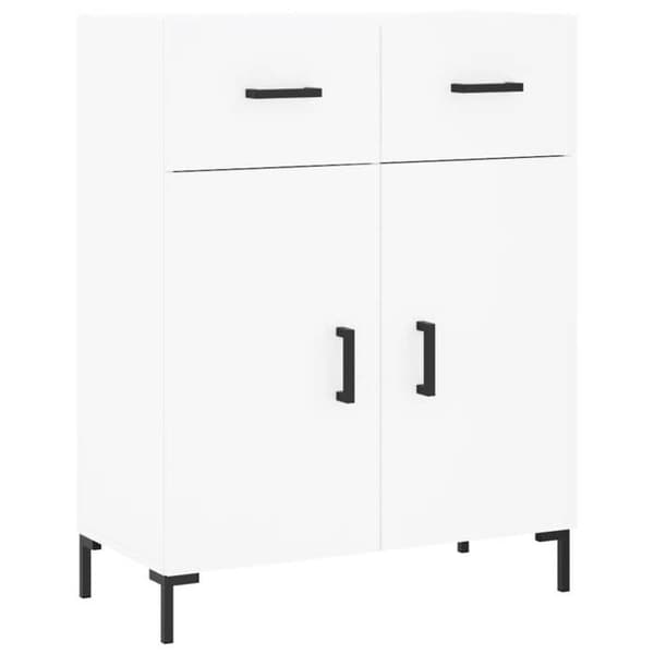 Maison Exclusive - Vit buffé 69,5x34x90 cm ingenjörsträ Vit