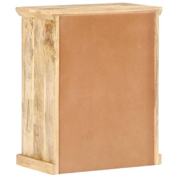 Maison Exclusive - Buffé med stålskåp 60x35x75 cm Solid mangoträ