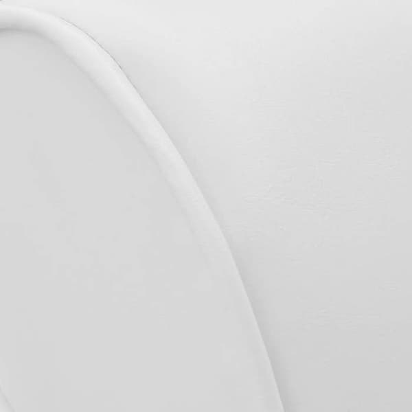 Maison Exclusive - Vit Syntetläder Långfåtölj